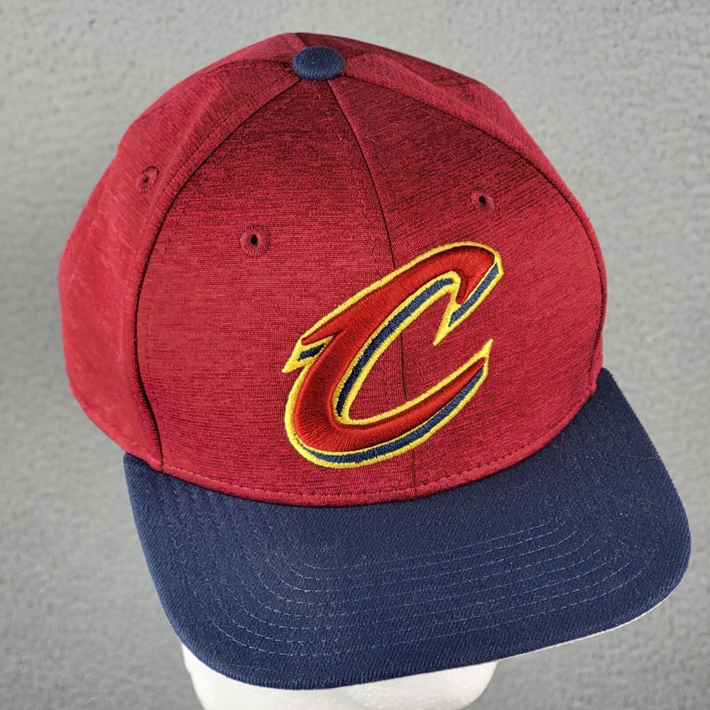 New Era Hat Men OSFA Red Cleveland Cavaliers Cavs 9Fifty Snapback NBA Cap
